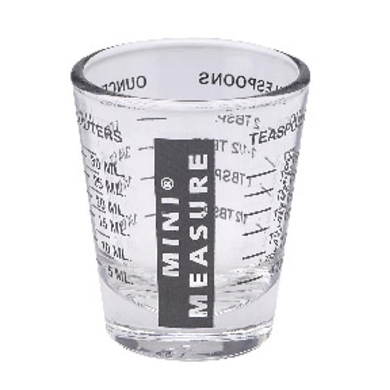 HAROLD'S KITCHEN - Harold's Kitchen Glass Black Measuring Glass - Case of 12
