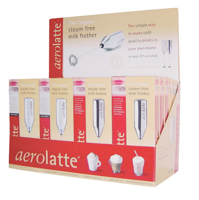 HAROLD IMPORT - Harold Import Aerolatte Chrome Stainless Steel Milk Frother