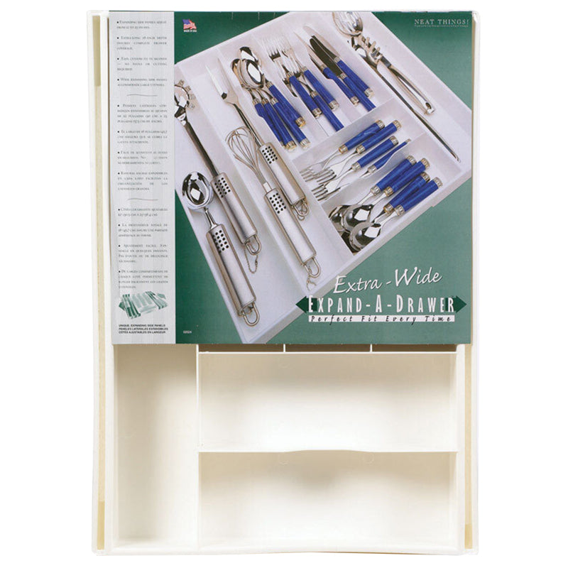 DIAL INDUSTRIES - Dial Industries 2.25 in. H X 12.87 in. W X 18 in. D Plastic Adjustable Cutlery Tray