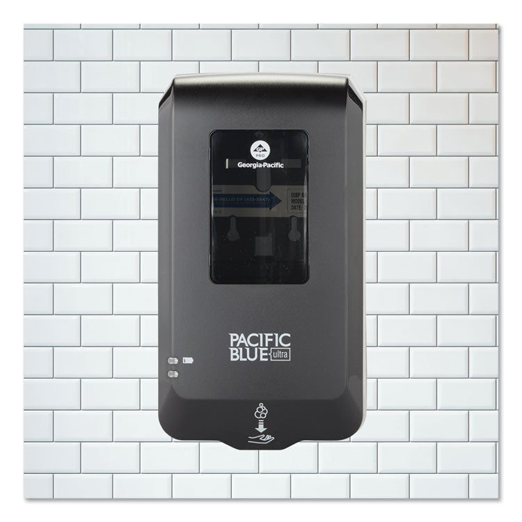 Georgia Pacific Professional - Pacific Blue Ultra Automated Touchless Soap/Sanitizer Dispenser, 1,000 mL, 6.54 x 11.72 x 4, Black
