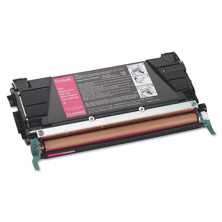 Lexmark - C5340MX Return Program Extra High-Yield Toner, 7,000 Page-Yield, Magenta
