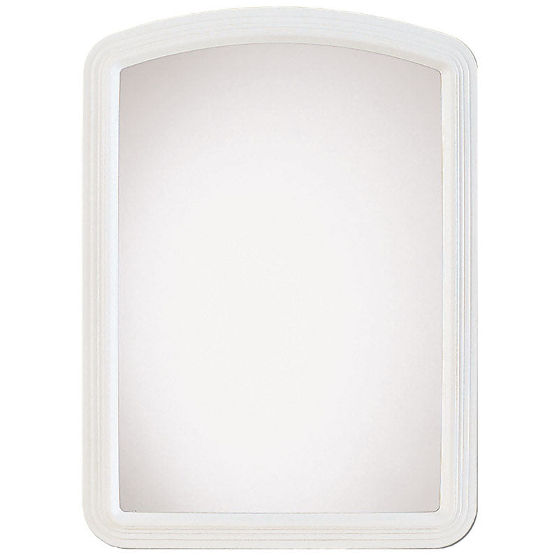 ERIAS - Erias 22 in. H X 16 in. W White Plastic Wall Mirror - Case of 6