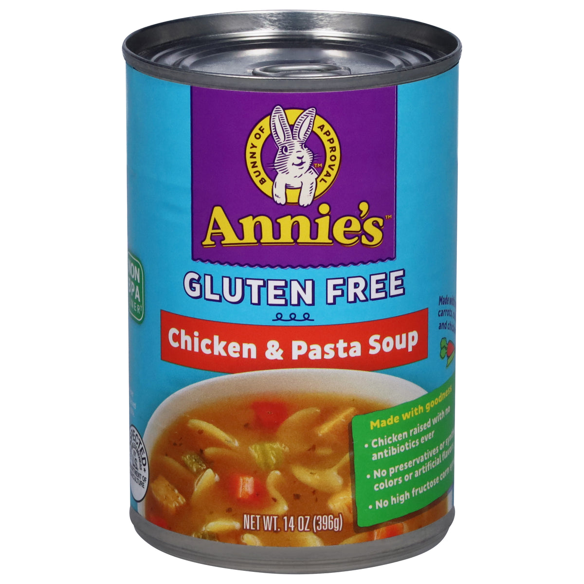 Annie's Gluten Free Chicken & Pasta Soup 14 oz - Case of 12