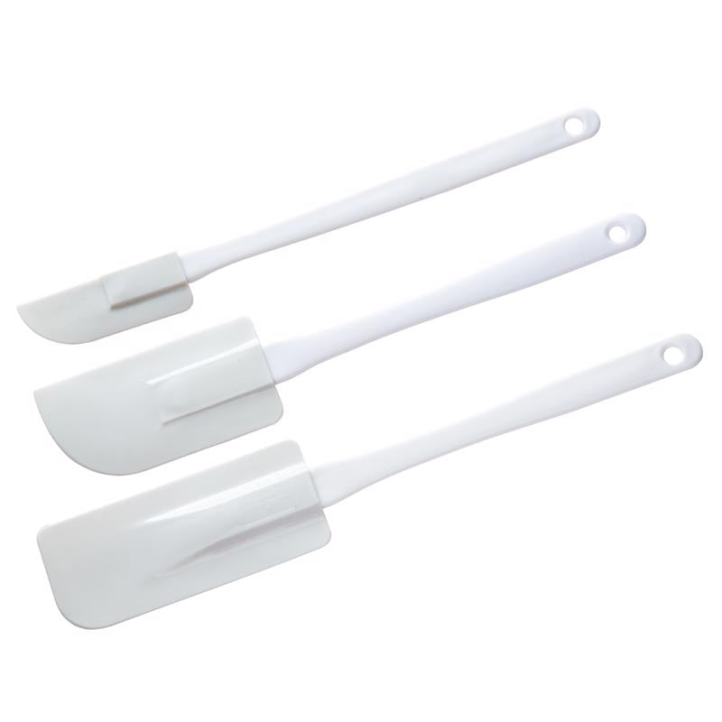 CHEF CRAFT - Chef Craft White Polypropylene Spatula Set - Case of 3