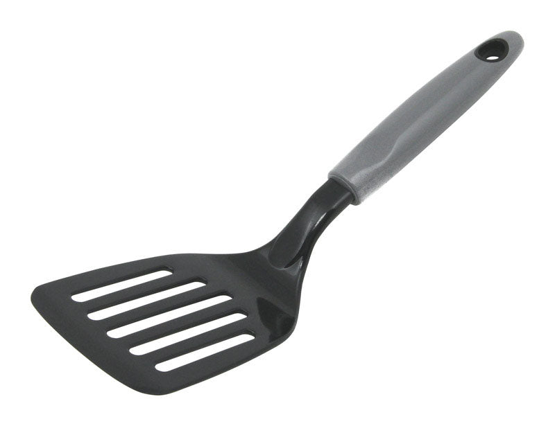 CHEF CRAFT - Chef Craft Black/Gray Nylon Slotted Turner - Case of 3 [12001]