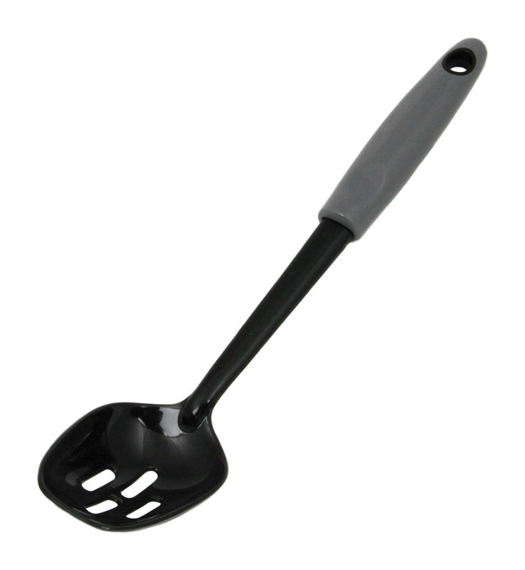 CHEF CRAFT - Chef Craft Black/Gray Nylon Slotted Spoon - Case of 3