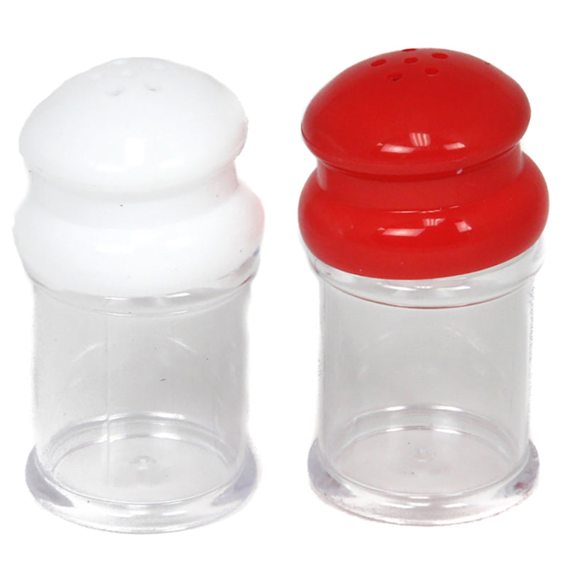 CHEF CRAFT - Chef Craft Red/White Plastic Salt and Pepper Shaker Set - Case of 3