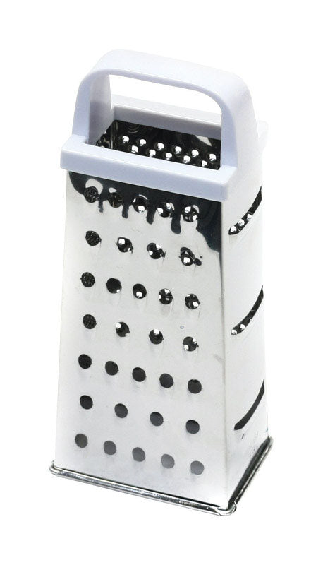 CHEF CRAFT - Chef Craft Silver/White Plastic/Stainless Steel 4-Sided Pyramid Grater - Case of 3