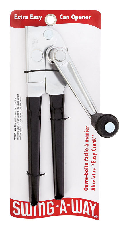 SWING-A-WAY - Swing-A-Way Black Stainless Steel Manual Can Opener