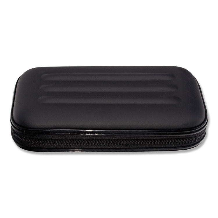 Innovative Storage Designs - Large Soft-Sided Pencil Case, Fabric, 2 x 8.75 x 5.25, Black