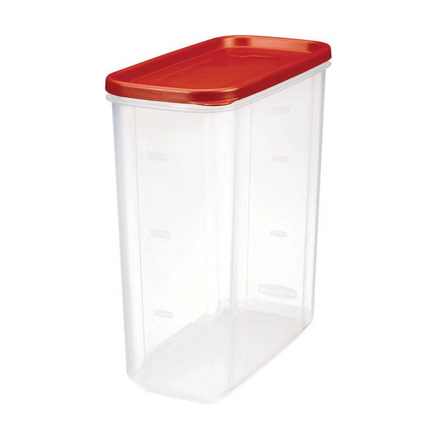 Rubbermaid 21 cups Clear/Red Food Storage Container 1 pk - Case of 2