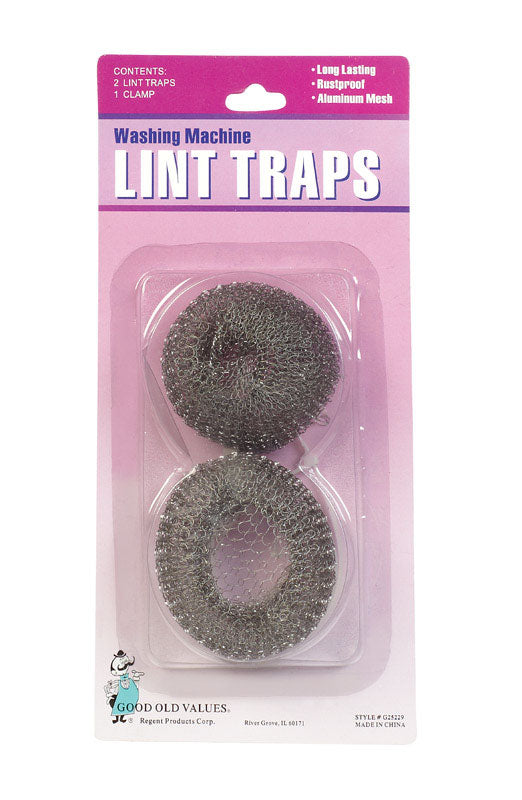 GOOD OLD VALUES - Good Old Values Household Lint Trap Aluminum 2 pc