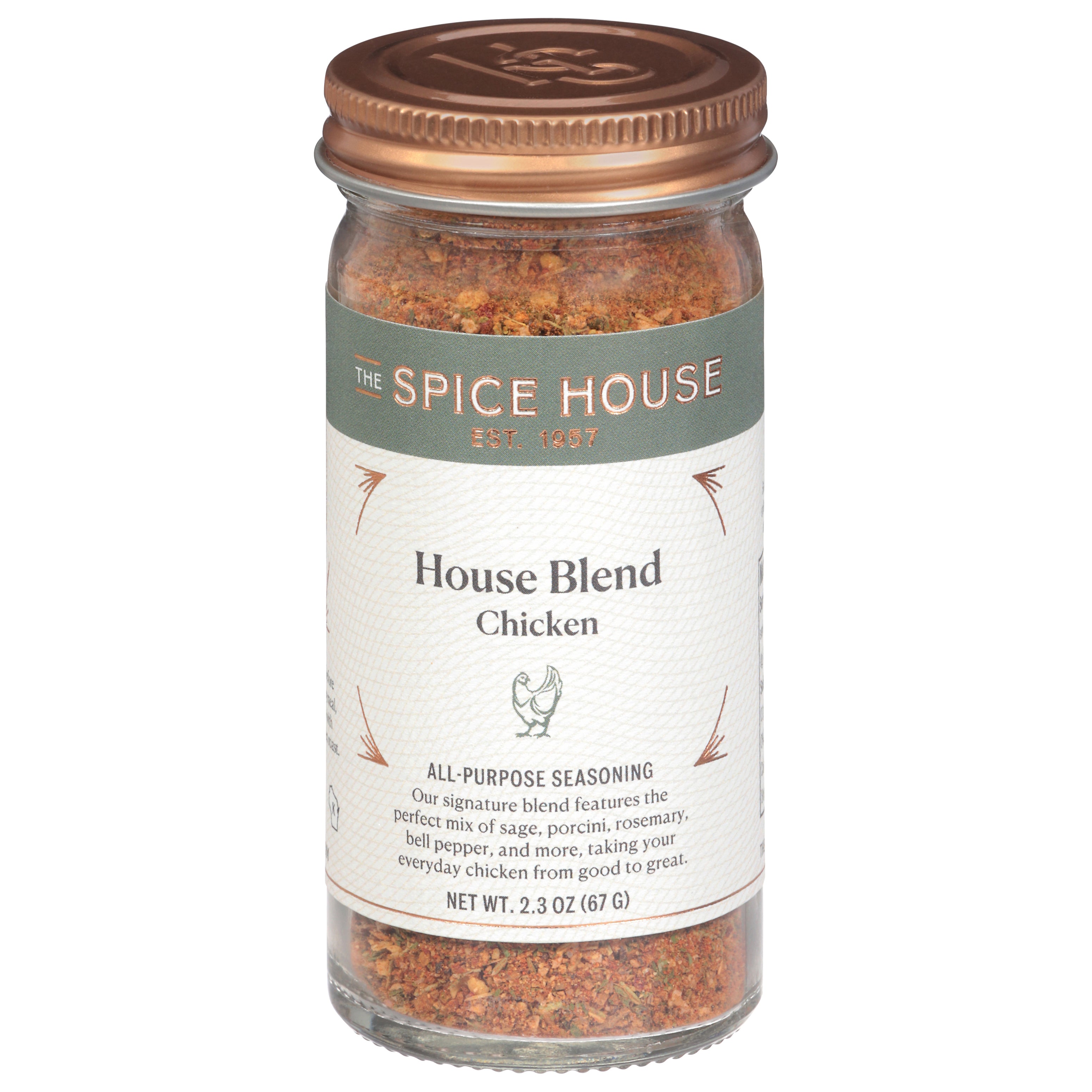The Spice House All-Purpose House Blend Chicken Seasoning 2.3 oz - Case of 6
