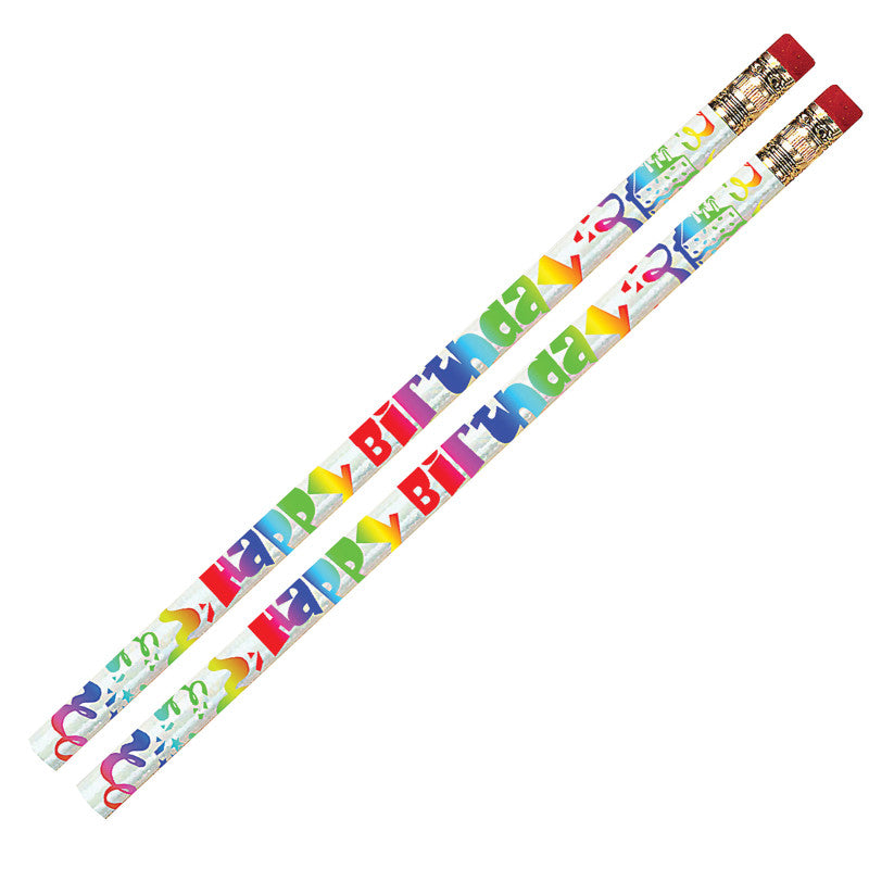 MUSGRAVE PENCIL COMPANY - Happy Birthday Fiesta Pencil, Pack of 144