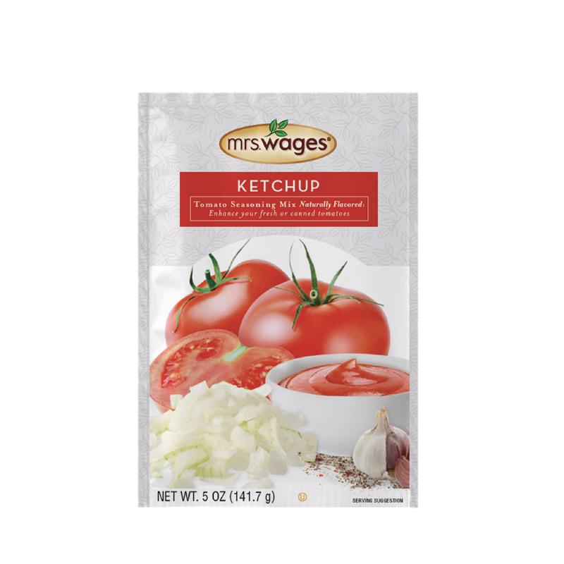 MRS. WAGES - Mrs. Wages Ketchup Mix 5 oz 1 pk - Case of 12