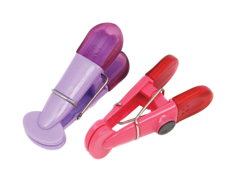 CHEF CRAFT - Chef Craft Assorted Colors Plastic Magnetic Clips - Case of 3 [21480]
