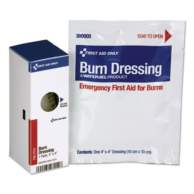First Aid Only - SmartCompliance Refill Burn Dressing, 4 x 4, White (8360778)
