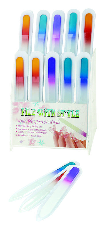 DIAMOND VISIONS - Diamond Visions Health and Beauty Nail File Glass 1 pk - Case of 60