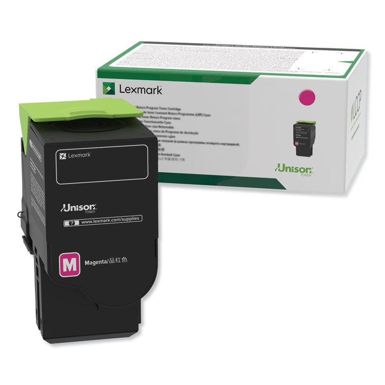 Lexmark - 78C1XM0 Return Program Extra High-Yield Toner, 5,000 Page-Yield, Magenta