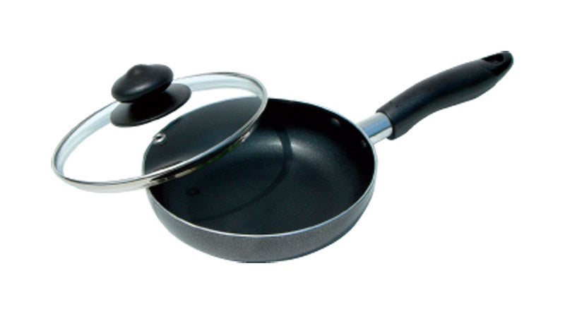 BENE CASA - Bene Casa Aluminum Fry Pan 6 in. Black