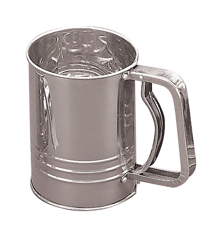 FOX RUN - Fox Run Silver Stainless Steel Flour Sifter 3 cups