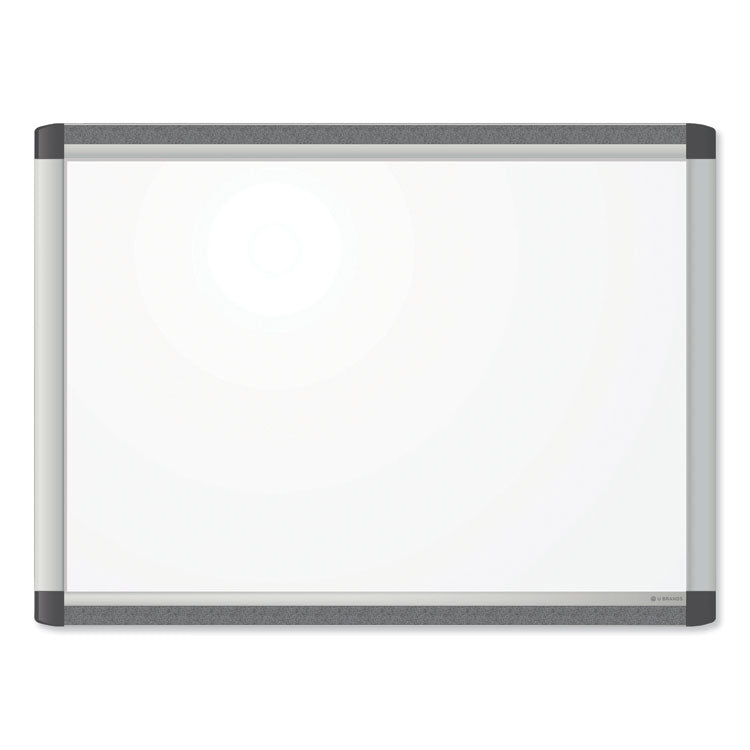 U Brands - PINIT Magnetic Dry Erase Board, 23 x 17, White