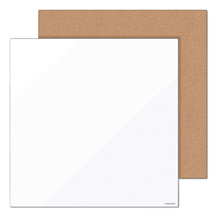 U Brands - Tile Board Value Pack, 14 x 14, White/Natural, 2/Set