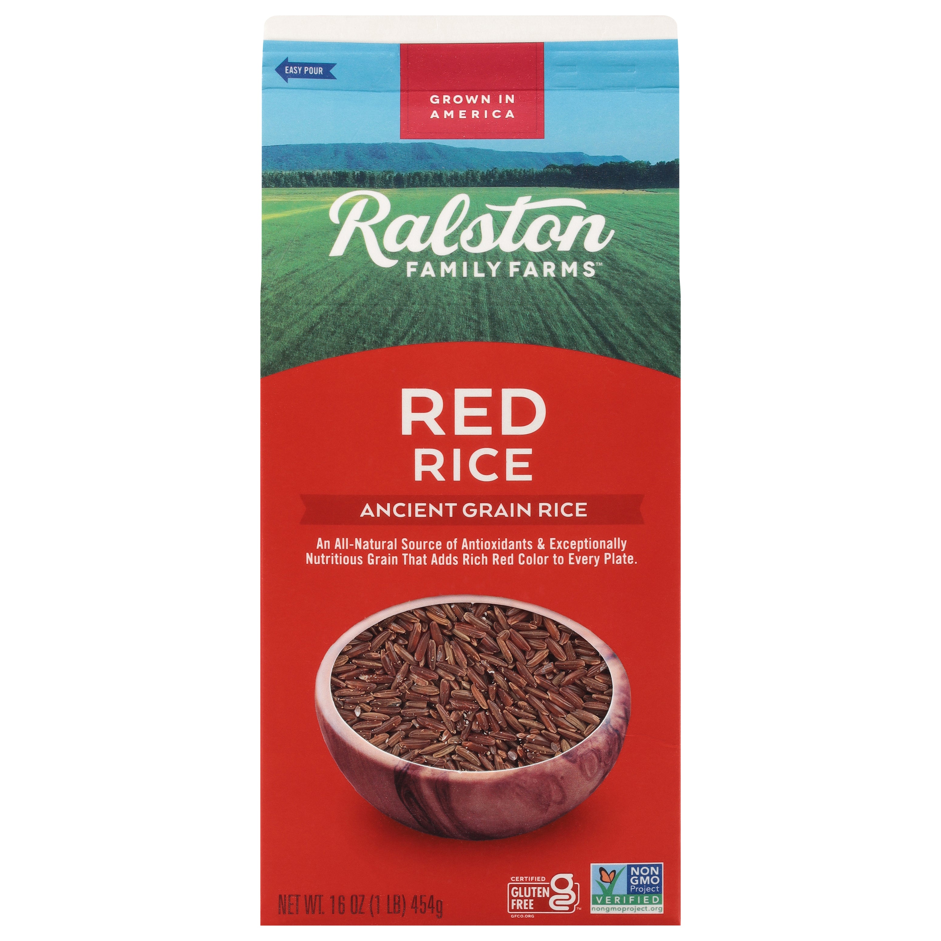 Ralston Family Farms Ancient Grain Red Rice 16 oz - Case of 6