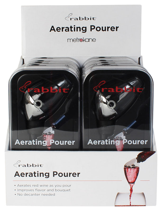 METROKANE - Rabbit ABS Aerating Wine Pourer - Case of 8
