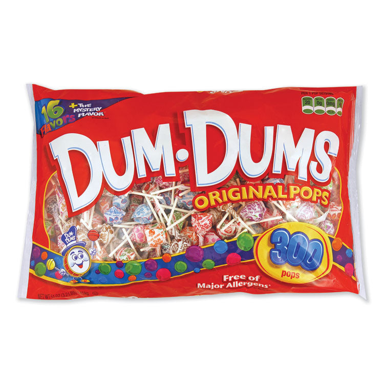 Spangler - Dum-Dum-Pops, Assorted Flavors, Individually Wrapped, 300/Pack