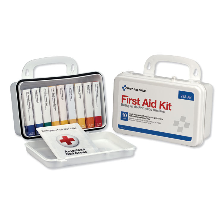 First Aid Only - ANSI-Compliant First Aid Kit, 64 Pieces, Plastic Case