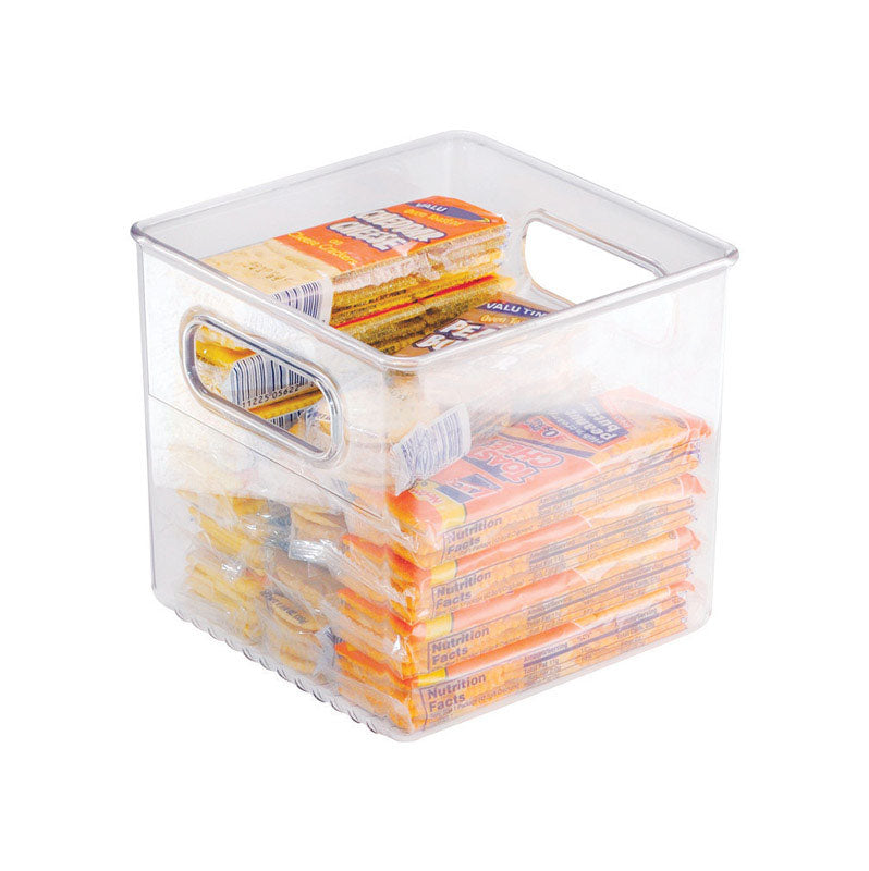 IDESIGN - iDesign 0.13 cu ft Clear Storage Bin 6 in. H X 6 in. W X 6 in. D