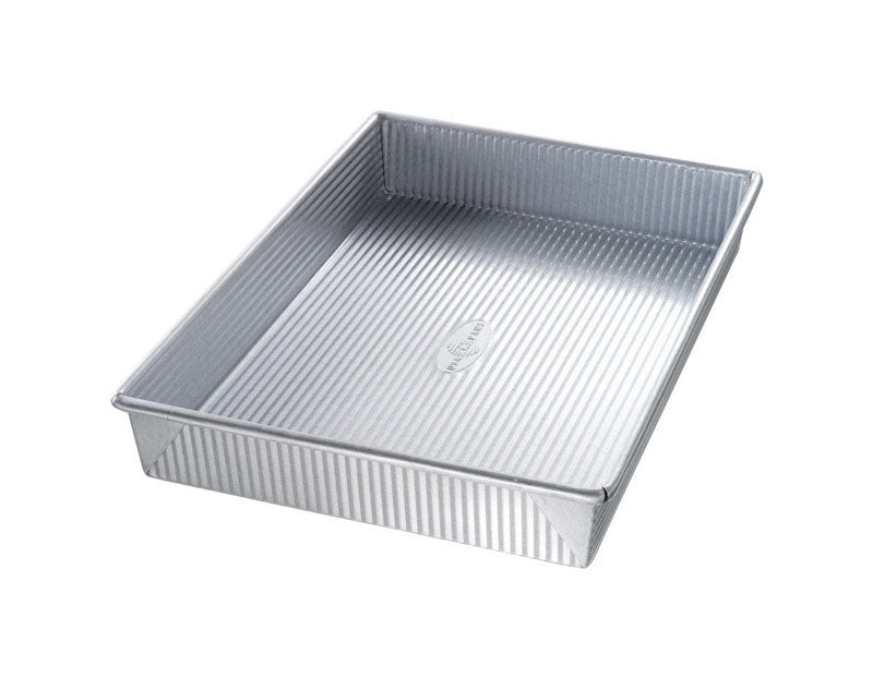 USA PAN - USA Pan 9.5 in. W X 13.625 in. L Rectangular Pan Silver 1 pc
