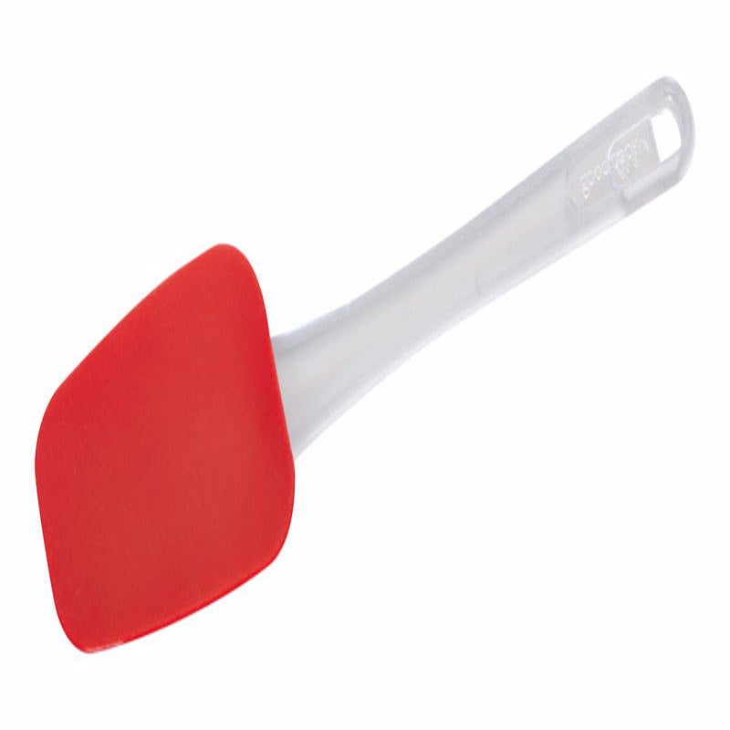GOOD COOK - Good Cook Red/Clear Silicone Spoon Spatula