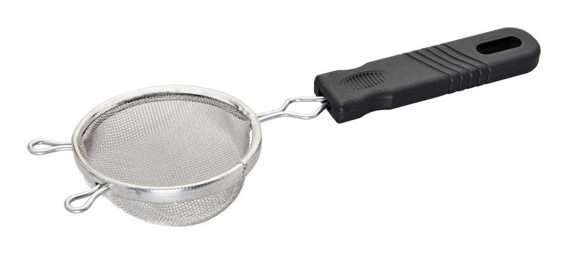 GOOD COOK - Good Cook Silver/Black Aluminum Mesh Strainer [24987]