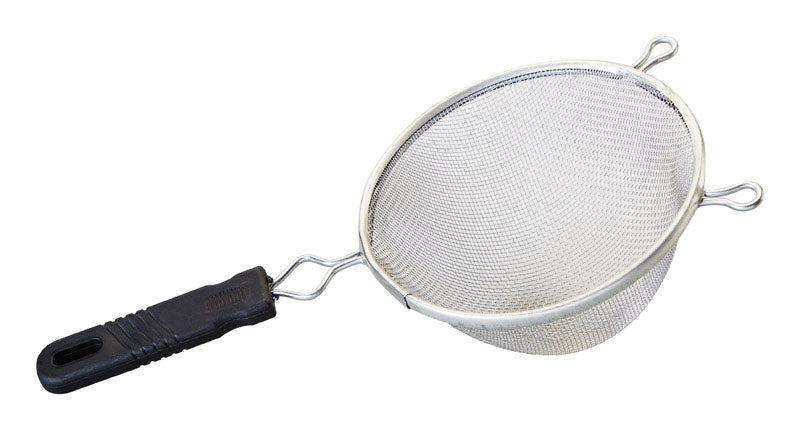 GOOD COOK - Good Cook Silver/Black Aluminum Mesh Strainer [24988]