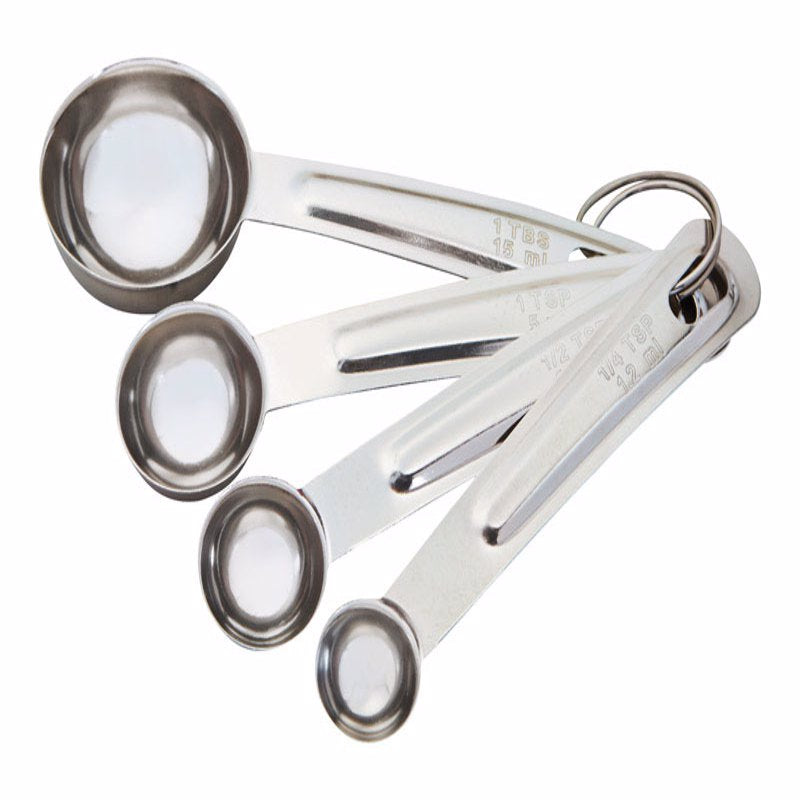 GOOD COOK - Good Cook Stainless Steel Silver Measuring Spoon Set
