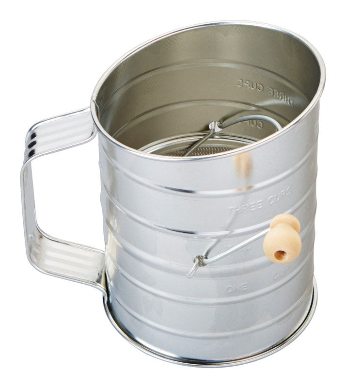 GOOD COOK - Good Cook Silver Tin Sifter 3 cups