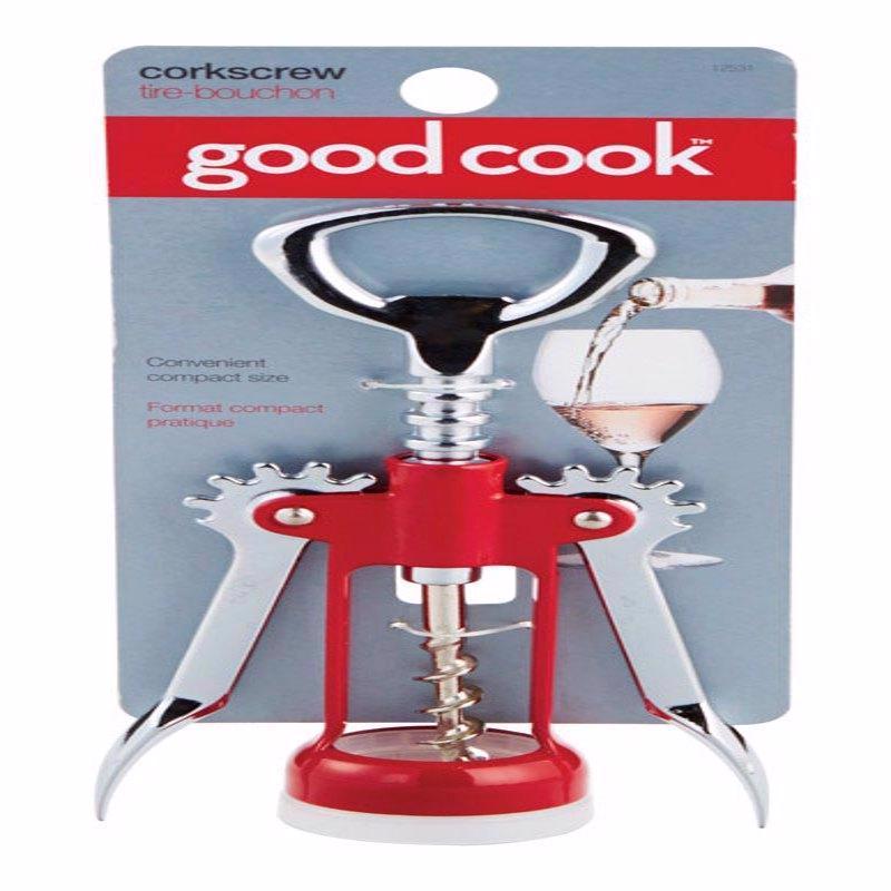 GOOD COOK - Good Cook Red Steel Wing Corkscrew