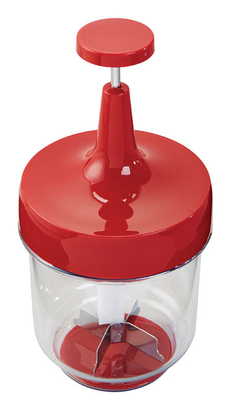 GOOD COOK - Good Cook Red/Clear Plastic Food Chopper
