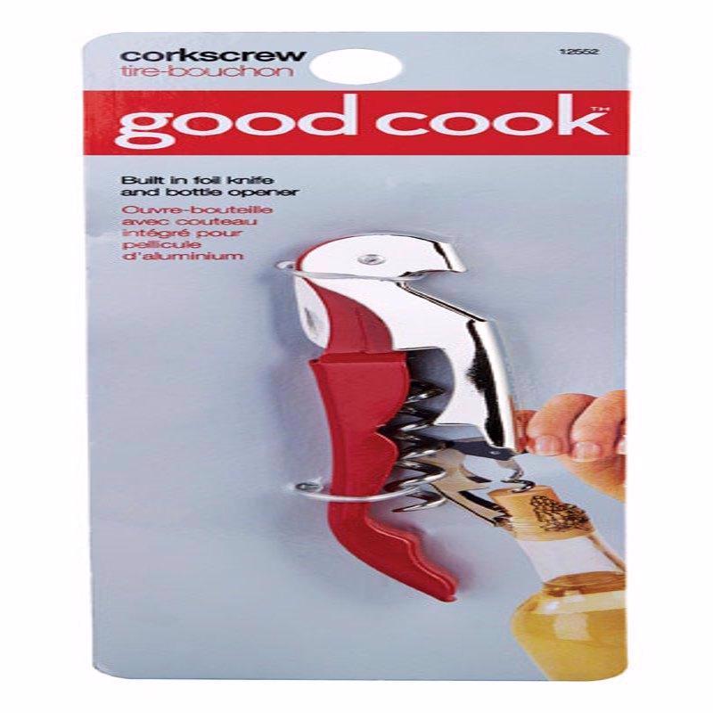 GOOD COOK - Good Cook Black Ceramic/Metal Waiter's Corkscrew