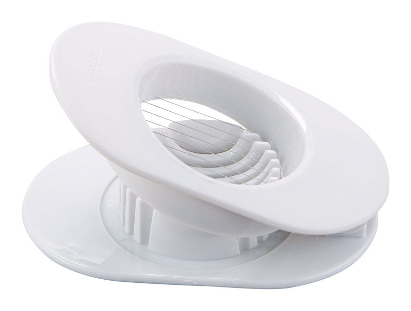 GOOD COOK - Good Cook White Plastic Egg Slicer