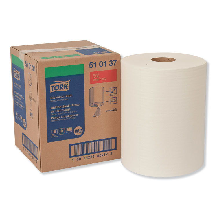 Tork - Cleaning Cloth, 12.6 x 10, White, 500 Wipes/Carton