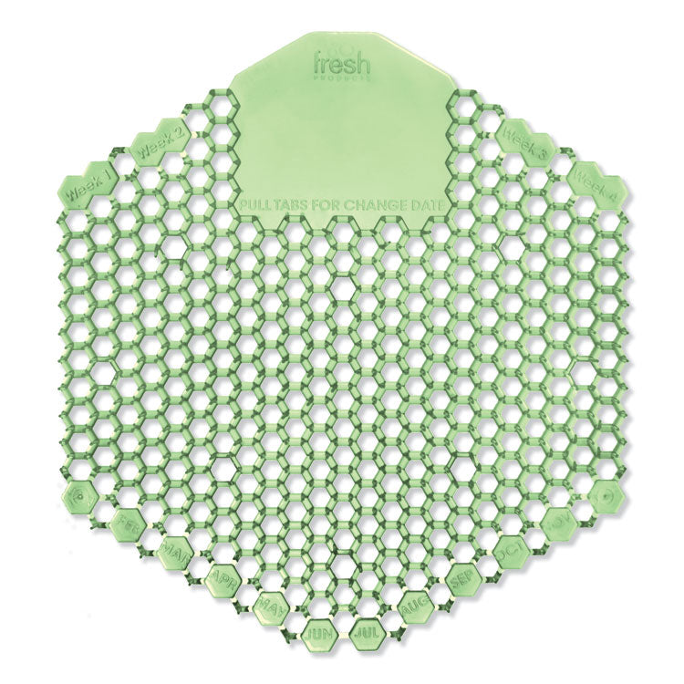 Fresh Products - The Wave Urinal Deodorizer, Urinal Screens, Herbal Mint Scent, 58 g, 10/Box, 6 Boxes/Carton