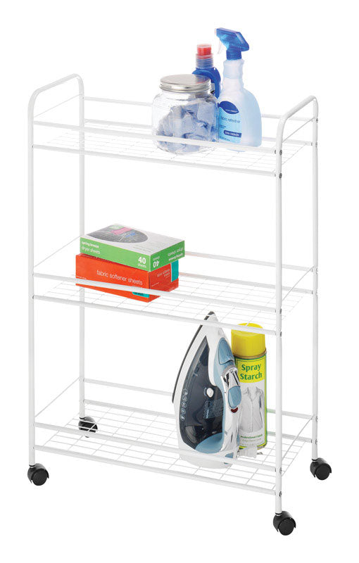 WHITMOR - Whitmor 30-19/32 in. H X 21-13/16 in. W X 9.25 in. D Storage Cart