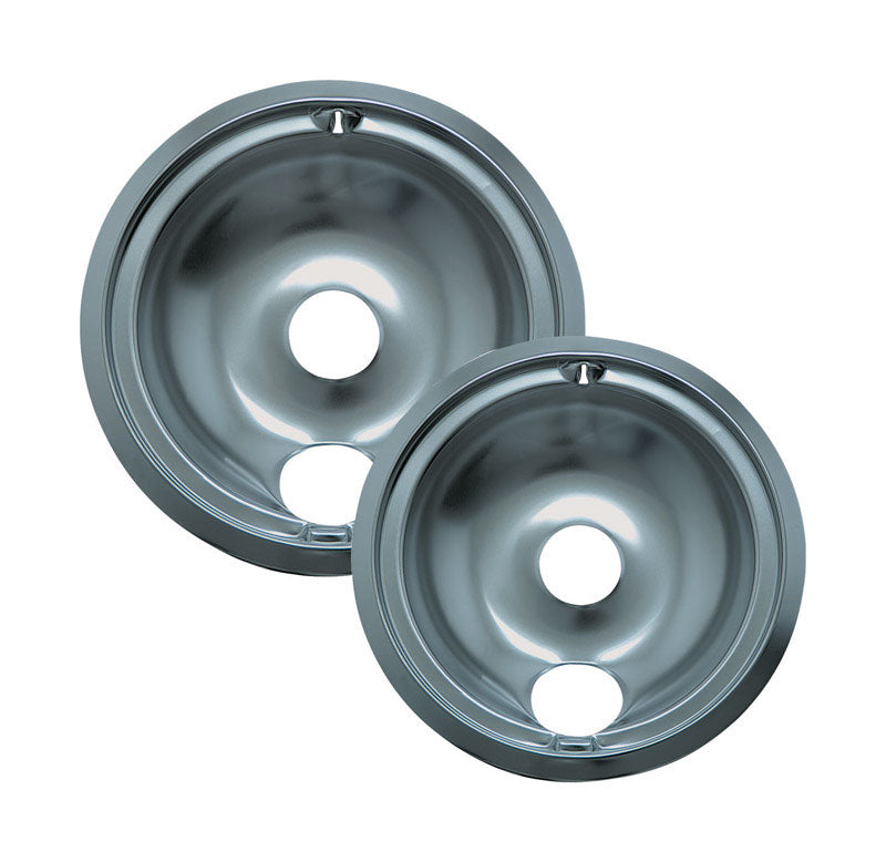 RANGE KLEEN - Range Kleen Metal Drip Bowls 8 in. W X 10.25 in. L