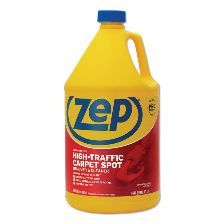 Zep Commercial - High Traffic Carpet Cleaner, 1 gal, 4/Carton