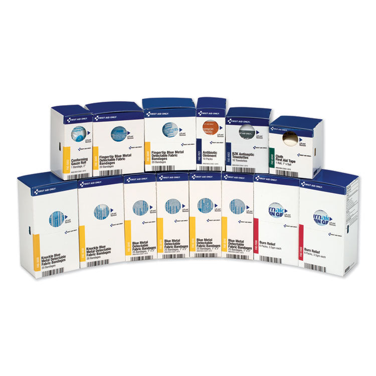 First Aid Only - SmartCompliance Restaurant First Aid Cabinet Refill, 214 Pieces