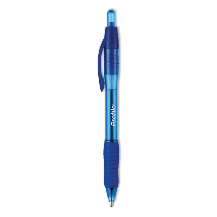 Paper Mate - Profile Ballpoint Pen, Retractable, Bold 1.4 mm, Blue Ink, Blue Barrel, 36/Pack