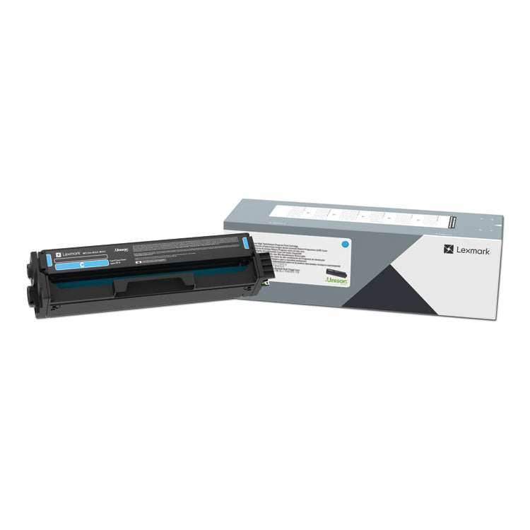 Lexmark - 20N10C0 Return Program Toner, 1,500 Page-Yield, Cyan